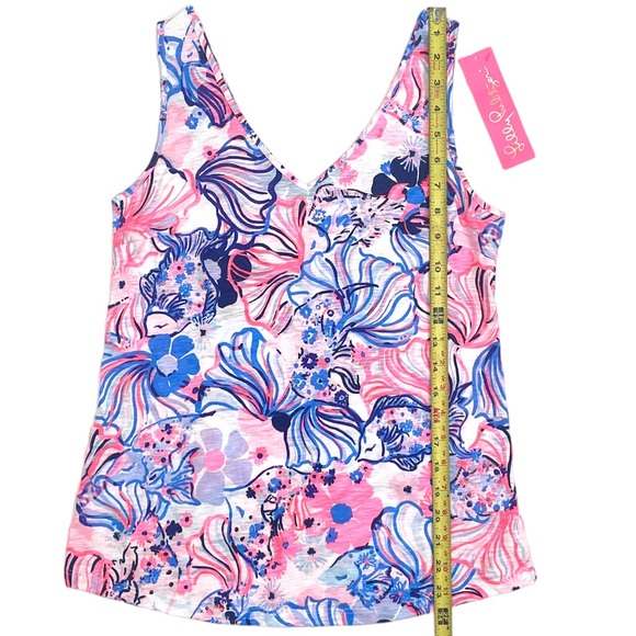 Lilly Pulitzer NWT Gigi Top in Make a Splash Sz XS - Picture 5 of 15
